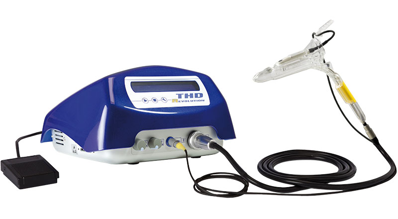 THD Revolution device used for hemorrhoid treatment