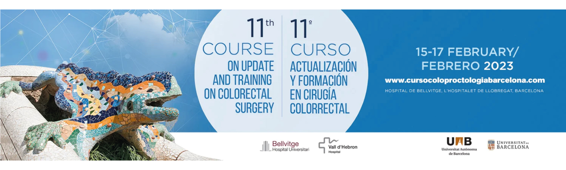 Course on Update and Training on Colorectal Surgery, 15-17 February 2023, Barcelona
